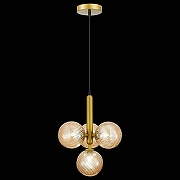 Люстра EVOLUCE Salerno SLE220323-04 цвет плафона/подвески Оранжевый, цвет арматуры Золото-4