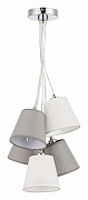 Люстра EVOLUCE Prato SLE300403-05 цвет плафона/подвески Белый, Серый, цвет арматуры Хром-2