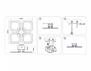 Люстра Ambrella Light FA FA8947 цвет плафона/подвески Белый, цвет арматуры Белый-7