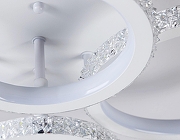 Люстра Ambrella Light FA FA9524 цвет плафона/подвески Белый, Прозрачный, цвет арматуры Белый-7