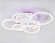 Люстра Ambrella Light FA FA9528 цвет плафона/подвески Белый, Прозрачный, цвет арматуры Белый-2