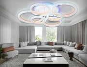 Люстра Ambrella Light FA FA9528 цвет плафона/подвески Белый, Прозрачный, цвет арматуры Белый-8