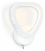 Бра Ambrella Light FA FA9557 цвет плафона/подвески Белый, Прозрачный, цвет арматуры Белый