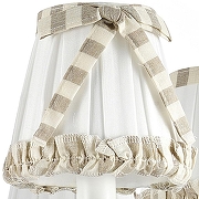 Люстра Arti Lampadari Formello Formello E 1.1.6 W цвет плафона/подвески Белый, Бежевый, цвет арматуры Белый-2