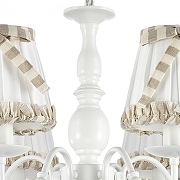 Люстра Arti Lampadari Formello Formello E 1.1.6 W цвет плафона/подвески Белый, Бежевый, цвет арматуры Белый-5