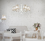 Люстра Arti Lampadari Formello Formello E 1.1.6 W цвет плафона/подвески Белый, Бежевый, цвет арматуры Белый-6