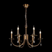 Люстра Freya Forte FR1006PL-06G цвет плафона/подвески Прозрачный, цвет арматуры Золото, Прозрачный-2