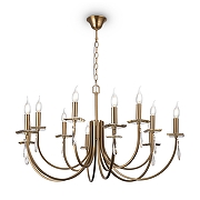 Люстра Freya Forte FR1006PL-12G цвет золото, неокрашенный-1