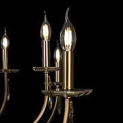 Люстра Freya Forte FR1006PL-12G цвет плафона/подвески Прозрачный, цвет арматуры Золото, Прозрачный-3