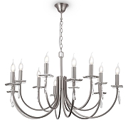 Люстра Freya Forte FR1006PL-12N цвет никель-1