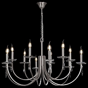 Люстра Freya Forte FR1006PL-12N цвет плафона/подвески Прозрачный, цвет арматуры Никель-2