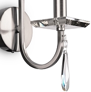 Бра Freya Forte FR1006WL-01N цвет плафона/подвески Прозрачный, цвет арматуры Никель-2