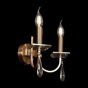 Бра Freya Forte FR1006WL-02G цвет плафона/подвески Прозрачный, цвет арматуры Золото, Прозрачный-3