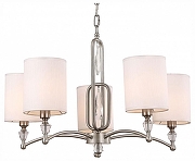 Люстра Freya Riverside FR1007PL-05N цвет плафона/подвески Белый, цвет арматуры Никель