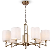 Люстра Freya Riverside FR1007PL-07BS цвет латунь-1