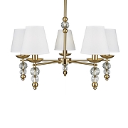 Люстра на штанге Freya Side FR1009CL-05BS цвет латунь-2