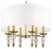 Подвесной светильник Freya Side FR1009PL-06BS цвет плафона/подвески Белый, цвет арматуры Латунь