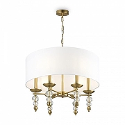 Подвесной светильник Freya Side FR1009PL-06BS цвет плафона/подвески Белый, цвет арматуры Латунь-1