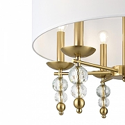 Подвесной светильник Freya Side FR1009PL-06BS цвет плафона/подвески Белый, цвет арматуры Латунь-3