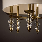 Подвесной светильник Freya Side FR1009PL-06BS цвет плафона/подвески Белый, цвет арматуры Латунь-5