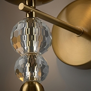 Бра Freya Side FR1009WL-01BS цвет плафона/подвески Белый, цвет арматуры Латунь-5