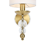 Бра Freya Side FR1009WL-01BS цвет плафона/подвески Белый, цвет арматуры Латунь-7