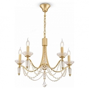 Люстра Freya Zoe FR2009PL-05G цвет плафона/подвески Прозрачный, цвет арматуры Золото-1