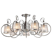 Люстра на штанге Freya Simone FR2020-CL-07-CH цвет хром-1