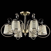 Люстра на штанге Freya Simone FR2020-PL-06-BZ цвет бронза-1