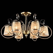 Люстра на штанге Freya Simone FR2020-PL-06-BZ цвет бронза-2