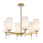 Люстра на штанге Freya Chic FR2031PL-06BS цвет латунь-1