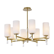 Люстра на штанге Freya Chic FR2031PL-08BS цвет латунь-1