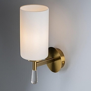 Бра Freya Chic FR2031WL-01BS цвет плафона/подвески Белый, Прозрачный, цвет арматуры Латунь-2