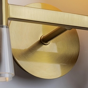 Бра Freya Chic FR2031WL-02BS цвет плафона/подвески Белый, Прозрачный, цвет арматуры Латунь-4