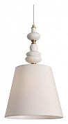Подвесной светильник Freya Evelyn FR2038PL-01BS цвет плафона/подвески Белый, цвет арматуры Белый, Латунь