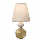 Бра Freya Evelyn FR2038WL-01BS цвет плафона/подвески Белый, цвет арматуры Белый, Латунь-1