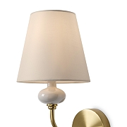 Бра Freya Evelyn FR2038WL-01BS цвет плафона/подвески Белый, цвет арматуры Белый, Латунь-3