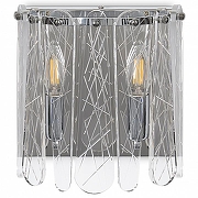 Накладной светильник Freya Surface FR2048WL-02CH цвет плафона/подвески Прозрачный, цвет арматуры Хром