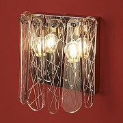 Накладной светильник Freya Surface FR2048WL-02CH цвет плафона/подвески Прозрачный, цвет арматуры Хром-4