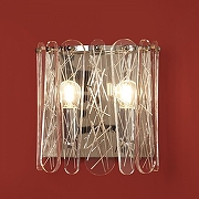 Накладной светильник Freya Surface FR2048WL-02CH цвет плафона/подвески Прозрачный, цвет арматуры Хром-5