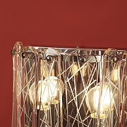 Накладной светильник Freya Surface FR2048WL-02CH цвет плафона/подвески Прозрачный, цвет арматуры Хром-7