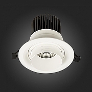Встраиваемый светильник ST-Luce Zoom ST701.548.12 цвет плафона/подвески Белый, цвет арматуры Белый-8