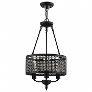 Подвесной светильник Freya Conte FR4166-PL-03C-BL цвет плафона/подвески Черный, цвет арматуры Черный-1