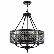 Подвесной светильник Freya Conte FR4166-PL-05C-BL цвет плафона/подвески Черный, цвет арматуры Черный-1