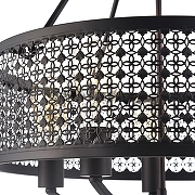 Подвесной светильник Freya Conte FR4166-PL-05C-BL цвет плафона/подвески Черный, цвет арматуры Черный-6