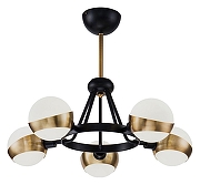 Люстра на штанге Freya Silvia FR5009PL-05B цвет черный