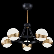 Люстра на штанге Freya Silvia FR5009PL-05B цвет черный-2