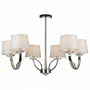 Люстра на штанге Freya Tina FR5034PL-06CH цвет плафона/подвески Бежевый, цвет арматуры Хром