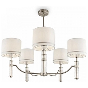 Люстра Freya Albero FR5108PL-05N цвет плафона/подвески Белый, цвет арматуры Никель