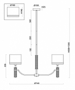 Люстра Freya Albero FR5108PL-05N цвет плафона/подвески Белый, цвет арматуры Никель-2